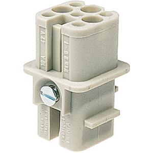 Kontakteinsatz für Industriesteckverbinder - Han D Buchseneinsatz 8-polig Crimpanschluss 250V / 10A - 09360083101