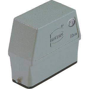 Gehäuse für Industriesteckverbinder - Han 16 A Tüllengehäuse seitl. Kabelausgang Zinkdruckguss Längsbügel - 19200160546