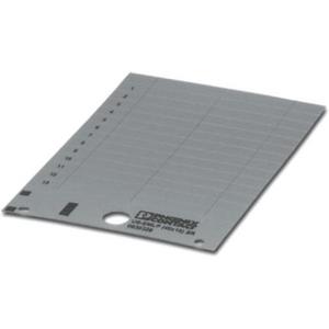 Kennzeichnungsmaterial - Kunststoffschild US-EMLP (100X60) Silber - 0828910