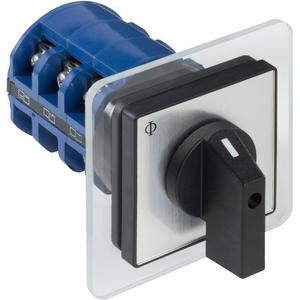 Steuerschalter - Umschalter 4-polig mit 0-Stellung 60° Schaltwinkel Aufputz Gehäuse IP42 - 70001082