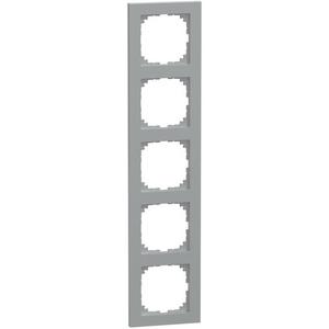 Abdeckrahmen - M-Pure Abdeckrahmen 5fach aluminium - MEG4050-3660