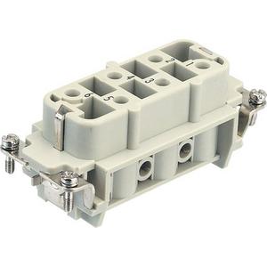 Kontakteinsatz für Industriesteckverbinder - Buchseneinsatz Han 6 HSB-BU (1-6) Schraub Querschnitt 4 - 6 mm² - 09310062701