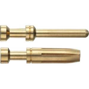 Kontakt für Industriesteckverbinder - HanE Kontaktstift Crimp 2,5 mm² Goldkontakt 2µm Au ü. 3µm Ni - 09330006123