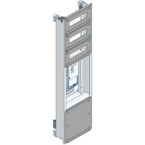 Zählerfeld - Einsatz für Zählerverteiler (Wien) TN-Netz 1 Zählerplatz H 1150mm - EMZV1-4A W/TN