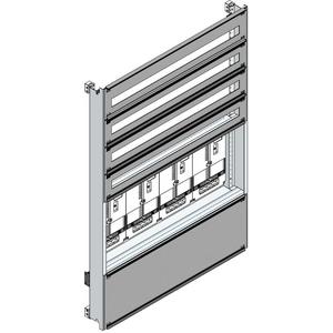 Zählerfeld - Einsatz für Zählerverteiler (Niederösterreich) TN-Netz 4 Zählerplätze H 1325mm - EMZV4-5D N/TN