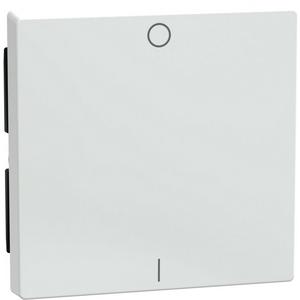 Abdeckung für Schalter, Taster, Dimmer, Jalousie - Wippe mit Kennzeichnung 0/ 1 aktivweiß glänzend - 432225