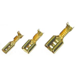 Rund-/Flachsteckverbindung - Flachsteckhülse mit Kabelstopp 0,5-1,25 mm / 4,8x0,8 mm - 280012