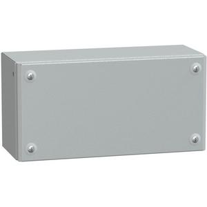 Klemmenkasten - SBM Industriegehäuse Stahlblech RAL7035 ohne Montageplatte H150 x B300 x T120 mm - NSYSBM153012