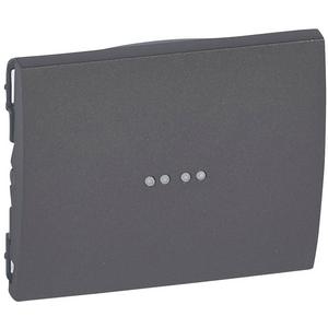 Abdeckung für Schalter, Taster, Dimmer, Jalousie - Wippe Kontroll Galea dark bronze - 771234