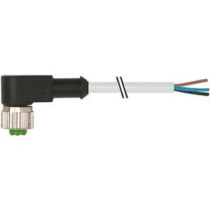Konfektioniertes Sensor-Aktor-Kabel - M12 Buchse gewinkelt mit offenem Leitungsende PVC-JB 5 x 0,34 grau 10m - 7000-12361-2151000