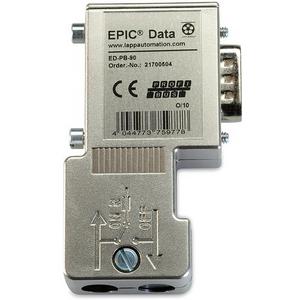 D-Sub-Steckverbinder - Epic Data Profibus Steckverbinder mit 90° Kabelabgang ED-PB-90 - 21700504