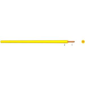 Aderleitung sonstige - Halogenfreie Aderleitung 90°C Version 100m 0,75 mm² gelb - 4725112