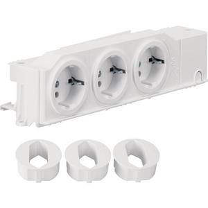 Steckdose - SCHUKO Steckdose 3-fach 90° drehbar - VZ00AS