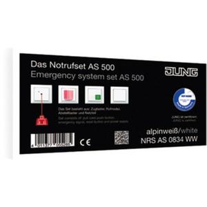Behindertenelement für Installationsschalterprogramme - Notrufset - NRSLS0834WW