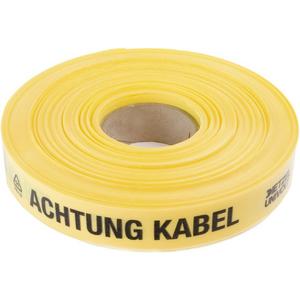Kabelschutzabdeckhaube - Leitungswarnband LWB 2 gelb Achtung Kabel - 002205