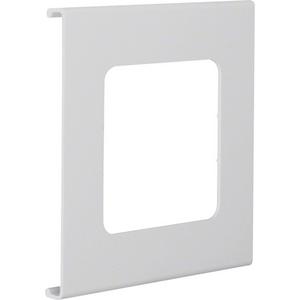 Geräteblende für Geräteeinbaukanal - Blende 1-fach R7 PVC FB Oberteil 130 lichtgrau - L91307035