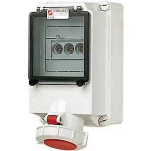 CEE-Steckdose abschaltbar, abgesichert - CEE-Steckdose abgesichert 63A 5p 400V 6h IP67 - AM 7311