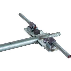 Anschlussklemme für Stab-/Tiefenerder - Te-Anschluss beidseitig mit KS-Verbindern (St/tZn) für TE Ø20mm - 620012