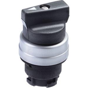 Frontelement für Wahlschalter - Wahltaster mit kurzer Knebel für Fronteinbau 3 Stellungen links rechts - 101051463