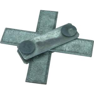 Verbinder für Blitzschutz - SV-Klemme St/tZn für Fl 30/Fl 30 mm - 308230