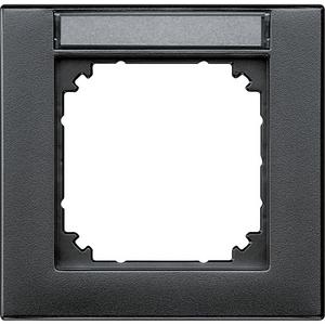 Abdeckrahmen - Abdeckrahmen 1-fach beschriftbar anthrazit - 476114