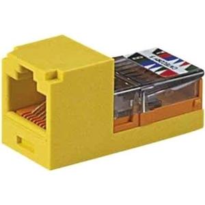 Modularer Steckverbinder - Anschlussmodul ungeschirmt Mini Jack KAT5E steingrau - CJ588IGY
