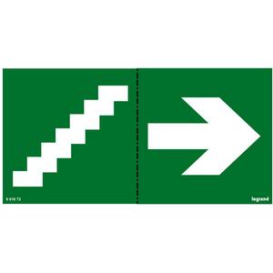 Piktogramm und Zubehör - Piktogramm Treppe Pfeil 100 x 200 mm - 661672