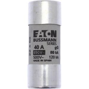 Zylindrische Sicherung - Sicherungseinsatz Niederspannung 40 A AC 690 V 22 x 58 mm gL/gG IEC - C22G40