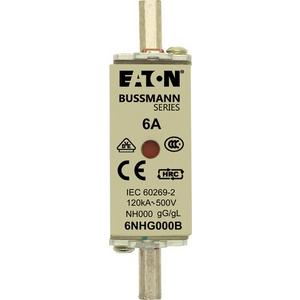 NH-Sicherungseinsatz - Sicherungseinsatz Niederspannung 6 A AC 500 V NH000 gL/gG IEC - 6NHG000B