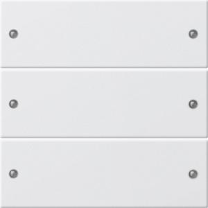 Tastwippe KNX - Wippenset 3-fach System 55 reinweiß matt - 218327