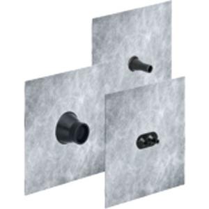 Zubehör für Dose/Gehäuse für Montage in der Wand/Decke - Doppel-Dichtungsmanschette Ø 15-22 mm Vlies-Butyl für Rohre - A9089-55