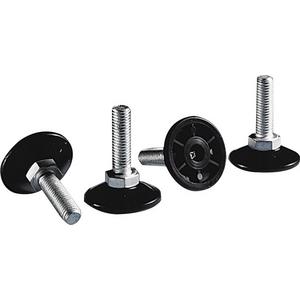 Sockel/Sockelelement (Schaltschrank) - Nivellierfüße für TS TS IT SE PC IW ohne Innensechskant Höhe 18-43mm M12 - 4612000