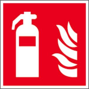 Warn-/Hinweisschild - Brandschutzschild Feuerlöscher ASR/ISO Kunststoff 300x300mm - HEIN_26223