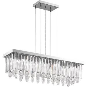 Pendelleuchte - Hängeleuchte 11x33W G9 L-960 chrom Kristall CALAONDA - 93423