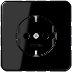 Steckdose - SCHUKO Steckdose 16 A 250 V AC Serie CD schwarz - CD1520SW