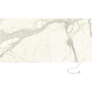 Infrarot-Strahlungspaneel - Infrarotheizung, Keramik Calacatta, 90x63cm, 500W, 230V - 39695