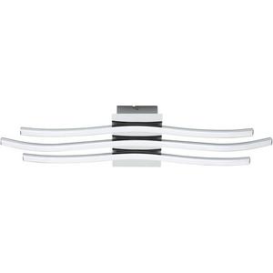 Anbauleuchten - RONCADE Deckenleuchte LED warmweiß 25W 1600lm Stahl chrom - 31995