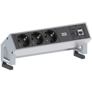 Steckdosenleiste - Steckdosenleiste DESK2 3 x Schuko 1 x CAT6 1 x USB 0,2 m GST18 - 902.501