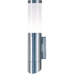 FR-Wandleuchten - Außenleuchte Pleno IP44 edelstah opal 1xE27 11W - 1xGU10 35W - AL 11-1095/2 EDELSTA