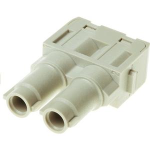Kontakteinsatz für Industriesteckverbinder - Han 70 A Axial Modul Buchse 2 Kontakte 70 A 1000 V - 09140022741