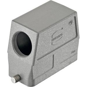 Gehäuse für Industriesteckverbinder - Tüllengehäuse 16 B Han B 1 x M40 Hohe Bauform Längsbügel - 19300160548