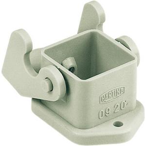 Gehäuse für Industriesteckverbinder - Anbaugehäuse Han 3 A gerade Niedrige Bauform Querbügel - 09200030320