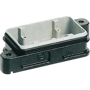Gehäuse für Industriesteckverbinder - Anbaugehäuse 6 B Han HPR pulverbeschichtet - 09400060311