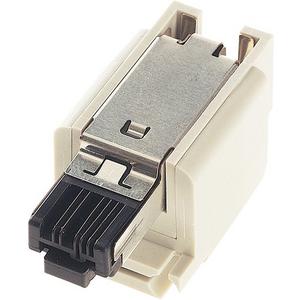 Kontakteinsatz für Industriesteckverbinder - Hybrid-Netzwerksteckverbinder Stift 10 A 24 V - 09120033011
