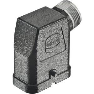 Gehäuse für Industriesteckverbinder - Tüllengehäuse Han-Compact pulverbeschichtet 1 x M25 Hohe Bauform - 19127080501
