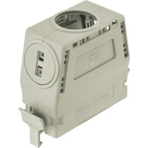 Gehäuse für Industriesteckverbinder - Schalengehäuse Baugröße: 16 B Rastverriegelung gerader/seitlicher Kabeleingang - 09330160401