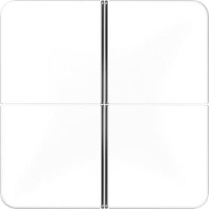 Abdeckung für Schalter, Taster, Dimmer, Jalousie - Tastensatz 4fach komplett - CD404TSAWW