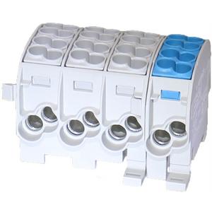 Hauptleitungsklemme - Hauptleitungsklemme BGV A2 25 mm² 4-polig grau - grau - grau - blau - 92006581