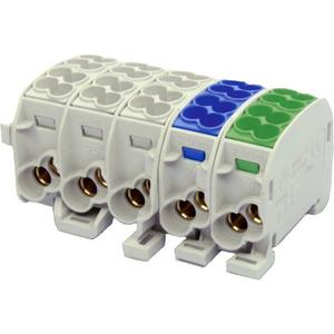 Hauptleitungsklemme - E-Term Hauptleitungsklemme ZK Al/Cu fingersicher 5pol/4-fach 25mm² - 92006585