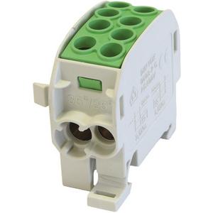 Hauptleitungsklemme - E-Term Hauptleitungsklemme ZK Al/Cu fingersicher 1pol/4-fach 35mm² - 92006591